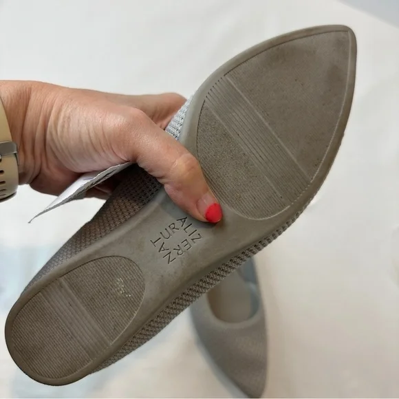 Naturalizer Hunter Ballet Flats Pointed Toe Flexible Knit - Picture 5 of 7